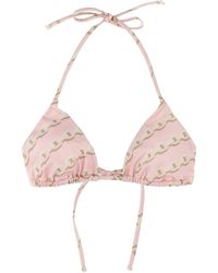 Versace - 'Treasure' Bikini Top - Lyst