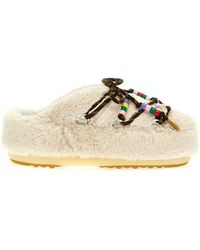 Moon Boot - 'faux-fur Beads' Mules - Lyst
