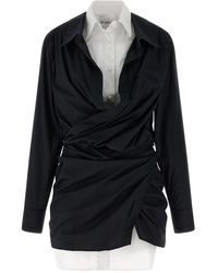 The Attico - Double Layer Shirt Dress - Lyst