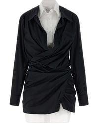 The Attico - Double Layer Shirt Dress - Lyst