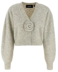 ROTATE BIRGER CHRISTENSEN - 'knit Puffsleeve' Cardigan - Lyst