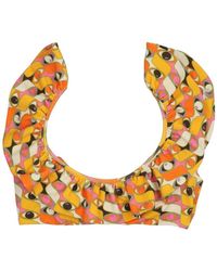 La DoubleJ - 'Ruffle' Bikini Top - Lyst