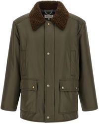 Maison Margiela - Shearling Collar Parka - Lyst