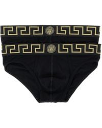 Versace - 'greca' 2-pack Briefs Set - Lyst