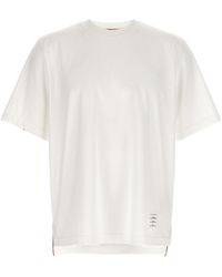 Thom Browne - T-Shirt "Rwb Knit Trim" - Lyst