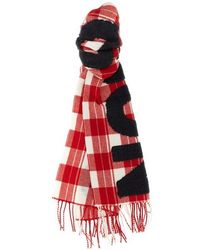 JW Anderson - Sciarpa 'Checkered Logo' - Lyst