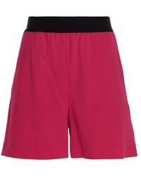 MSGM - Bermuda, short Fucsia - Lyst