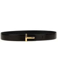 Tom Ford - Logo Reversible Belt Cinture-Uomo - Lyst