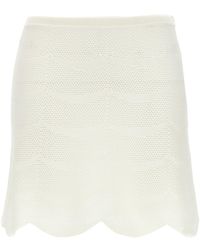 Tom Ford - Crochet Mini Skirt - Lyst
