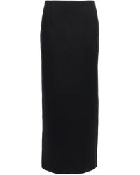 AURALEE - Double Face Knit Skirt - Lyst