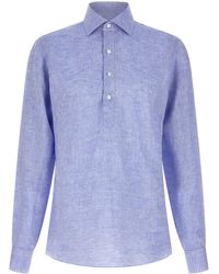 Borriello - Linen Blouse - Lyst