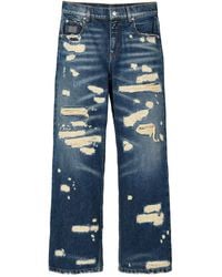 Marc Jacobs - 'The Rip And Repair Straight Jean' Jeans - Lyst
