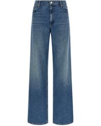 Mother - The Rerun Zip Sneak Wide-Leg Jeans - Lyst