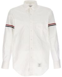 Thom Browne - Grosgrain Armband Oxford Shirt - Lyst