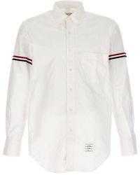 Thom Browne - Grosgrain Armband Oxford Shirt - Lyst