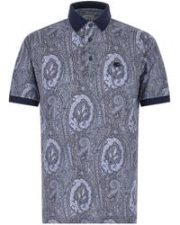 Etro - 'arnica Paisley' Polo Shirt - Lyst