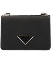 portafoglio tracolla prada