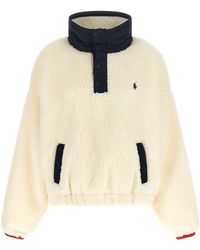 Polo Ralph Lauren - Teddy Sweatshirt With Embroidery - Lyst