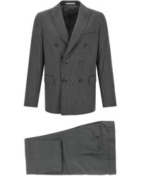Pal Zileri - Double-breasted Wool Dress - Lyst