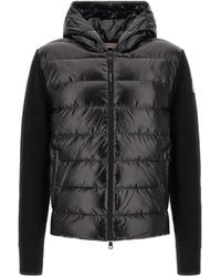 Moncler - Cardigan With Front Padding - Lyst