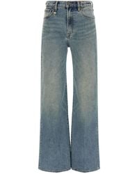 R13 - Wide-Leg Jeans With Signature Embroidery - Lyst