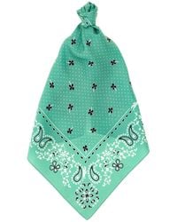 Longchamp - French Bandana Print Silk Scarf - Lyst
