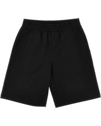 Moncler - Logo Patch Bermuda Shorts - Lyst