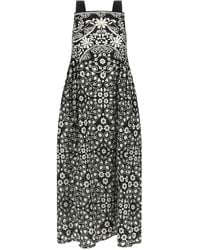 Max Mara - Cotton Long Dress - Lyst