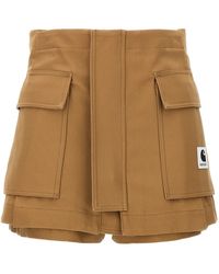 Sacai - X Carhartt Wip Shorts - Lyst