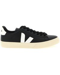 Veja - Campo Leather Sneakers - Lyst