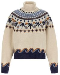 Alanui - Maglione A Collo Alto - Lyst
