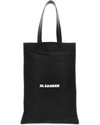 Jil Sander - Extra Large Canvas Tote Bag - Lyst
