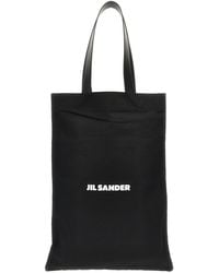 Jil Sander - Cotton Tote Bag - Lyst