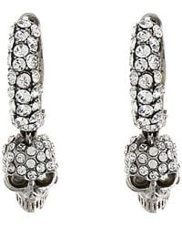McQueen - Skull Earrings Gioielli-Donna - Lyst