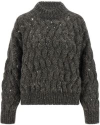Brunello Cucinelli - 'dazzling Waves' Sweater - Lyst
