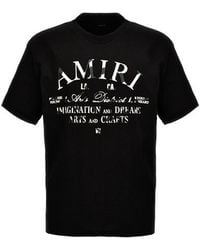Amiri - 'distressed Arts District' T-shirt - Lyst