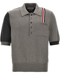 Thom Browne - 'fun Mix Jersey Stitch' Polo Shirt - Lyst