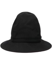 Yohji Yamamoto Cappello 'Fedora' - Nero