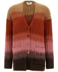 Fendi - Vanisé Knit Cardigan - Lyst