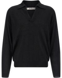 AURALEE - Pullover "Knit Skipper Polo" - Lyst