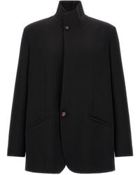 ZEGNA - Wool Blazer With Buttons - Lyst