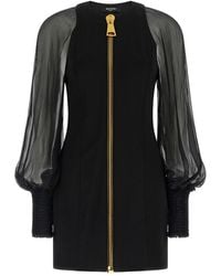 Balmain - Xl Zip Dress - Lyst