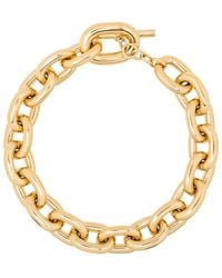 Rabanne - Xl Link Necklace T-Bar Closure Detail - Lyst