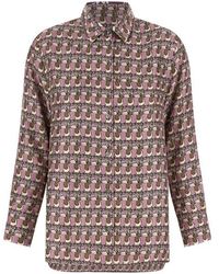 Max Mara - Camicia Reversibile 'Times' - Lyst