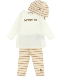 Moncler - Baby Set T-shirt + Leggings + Cap - Lyst