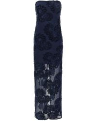ROTATE BIRGER CHRISTENSEN - '3D Mesh Maxi' Dress - Lyst