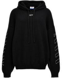 Off-White c/o Virgil Abloh - 'stitch Arr Diags' Hooded Sweater - Lyst