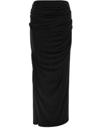 Entire studios - Draped Maxi Skirt - Lyst