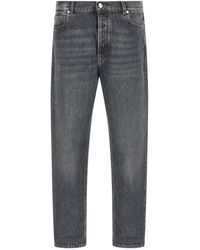 Brunello Cucinelli - Jeans Denim Greyscale - Lyst