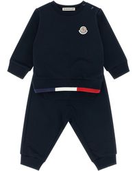 Moncler - Tricolor Hem Sweatshirt + Joggers - Lyst
